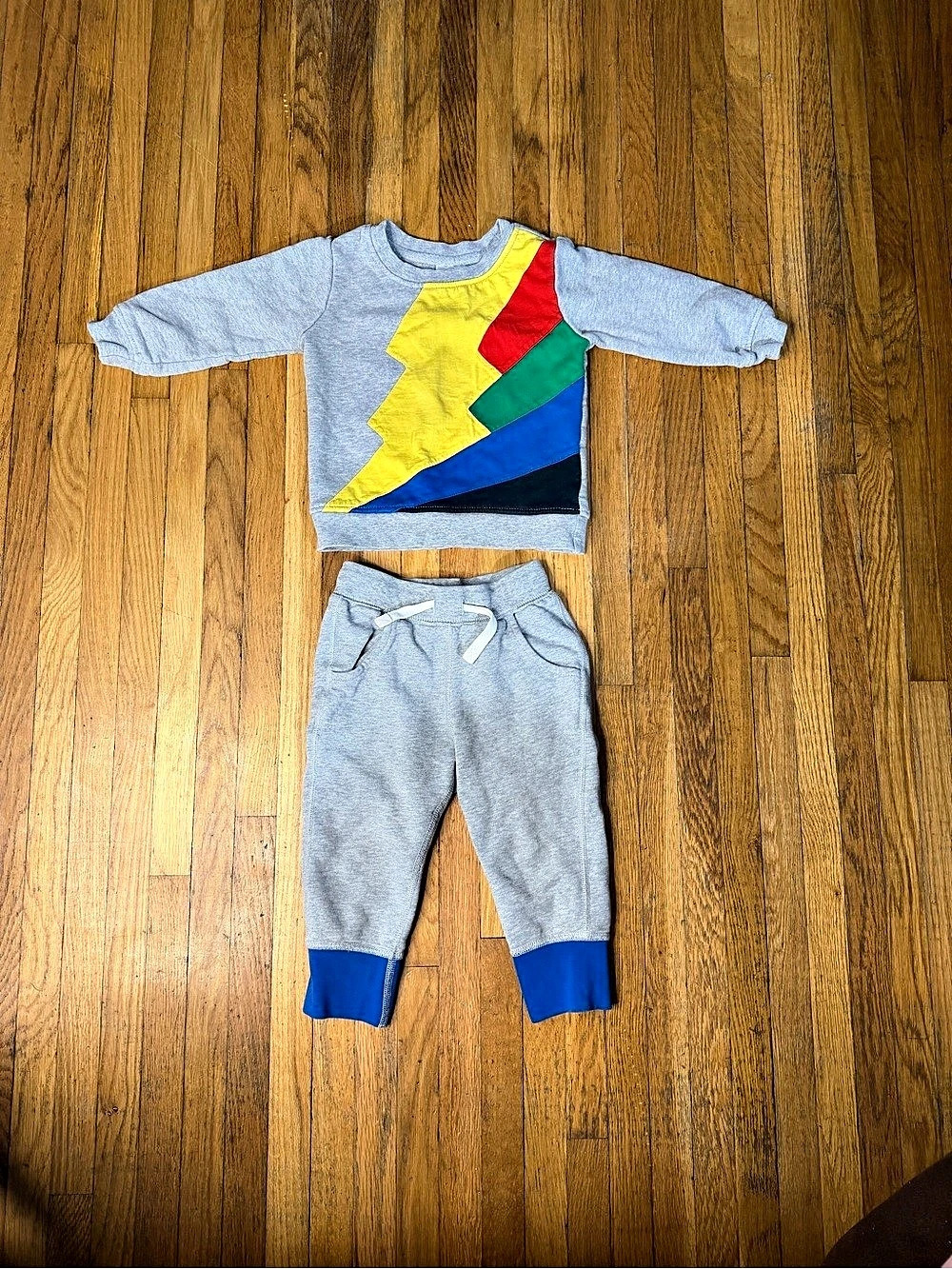 Hanna Andersson French Terry Sweatshirt & Jogger Set Boys 2T